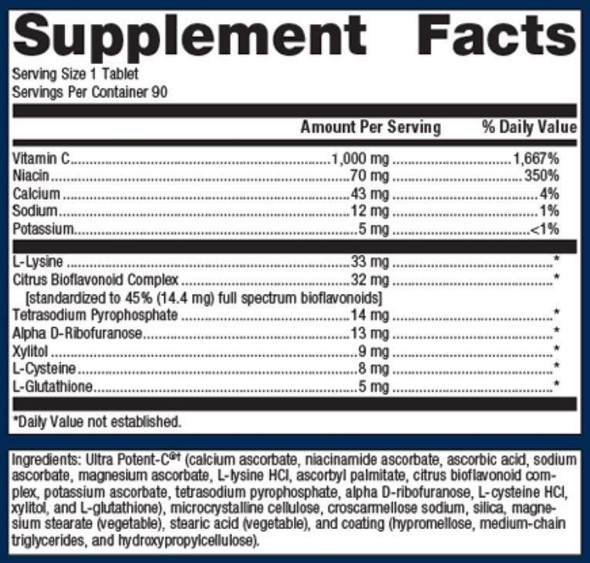 Metagenics Ultra Potent-C 1000