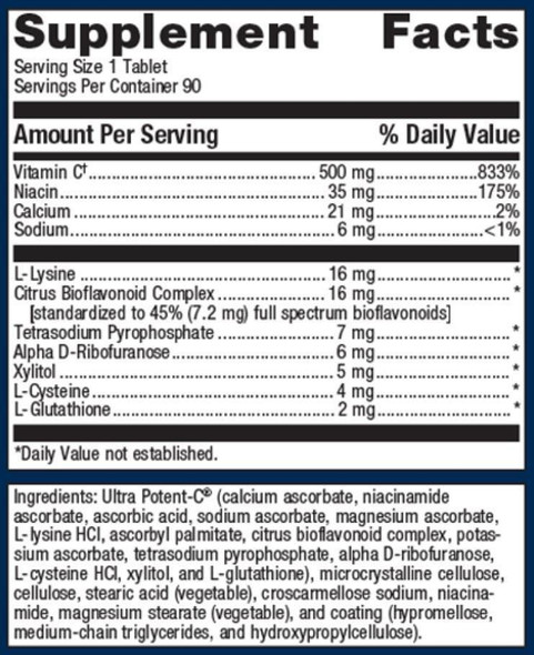 Metagenics Ultra Potent-C 500