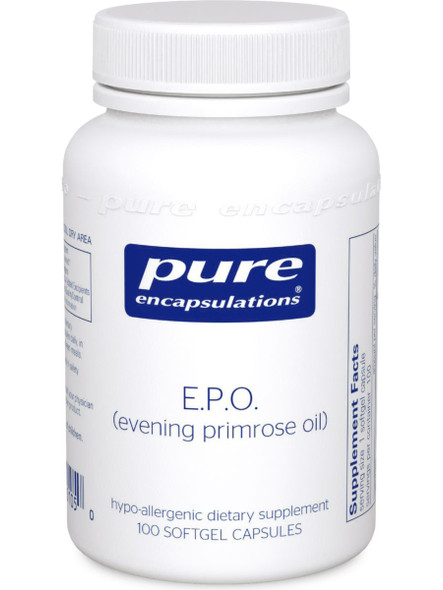 Pure Encapsulations, E.P.O., evening primrose oil, 100 gels