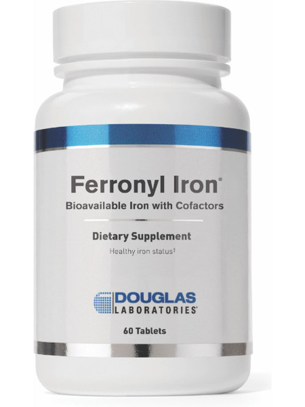 Douglas Labs, Ferronyl w/ Vitamin C, 60 tabs