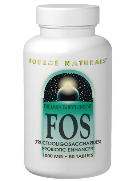 Source Naturals, FOS Fructooligosaccharides powder, 200 GM