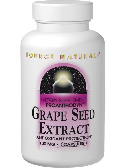 Source Naturals, Grape Seed Extract, Proanthodyn, 100mg, 120 tabs