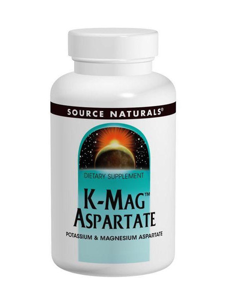 Source Naturals, K Mag Aspartate Potassium/Mag, 99/75mg, 60 ct