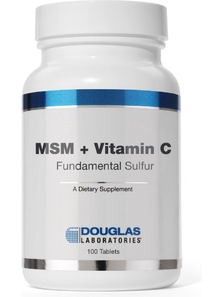 Douglas Labs, MSM + Vitamin C, 100 tabs