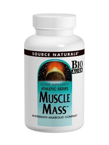 Source Naturals, Muscle Mass Anabolic Complex Bio Aligned, 60 Ct