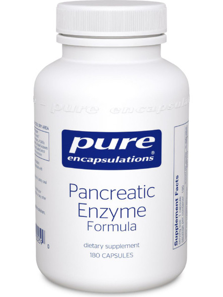 Pure Encapsulations, Pancreatic Enzyme Formula, 180 vcaps