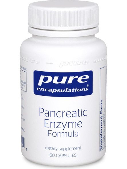 Pure Encapsulations, Pancreatic Enzyme Formula, 60 vcaps