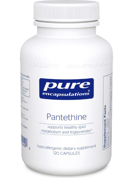 Pure Encapsulations, Pantethine, 250 Mg, 120 Vcaps