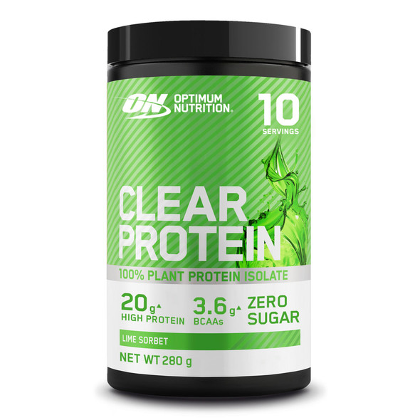 Optimum Nutrition Clear Protein 100% Plant Protein Isolate Lime Sorbet