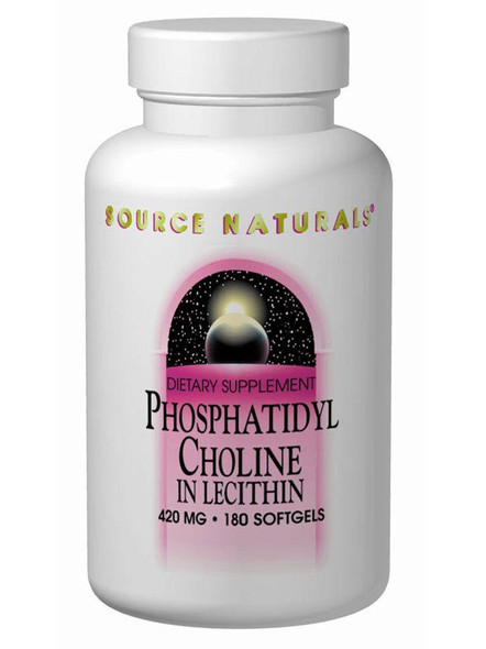 Source Naturals, Phosphatidyl Choline, 420mg, 180 softgels