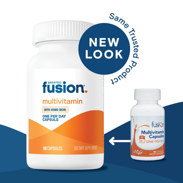 Bariatric Fusion 45 Mg Iron One Per Day Multivitamin 90 Capsules 4 Bottles