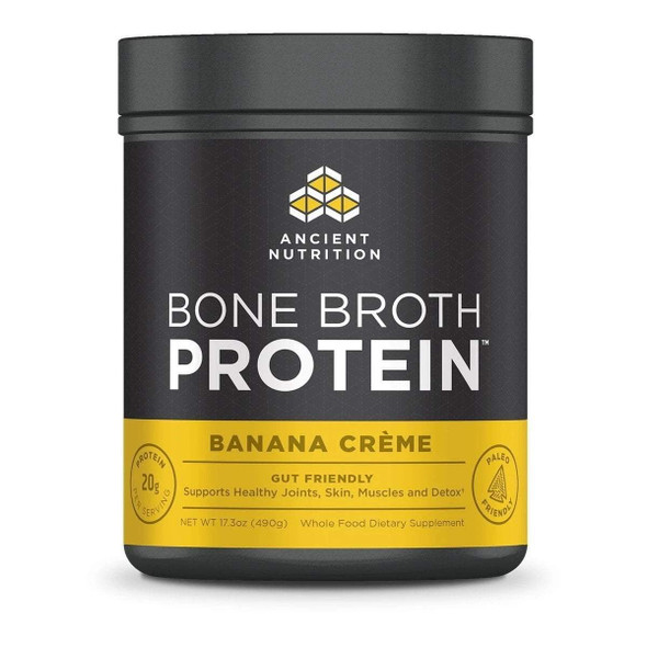 AN Bone Broth Protein 20 Servings Banana Creme