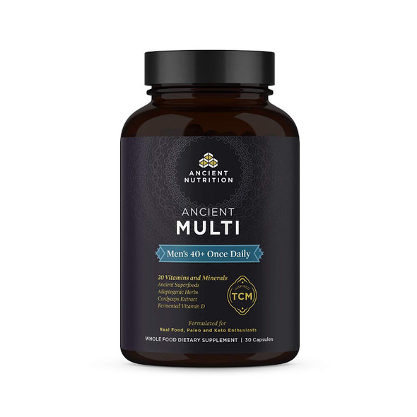 Ancient Nutrition Men's 40+ Multi Once Daily 30 Capsules