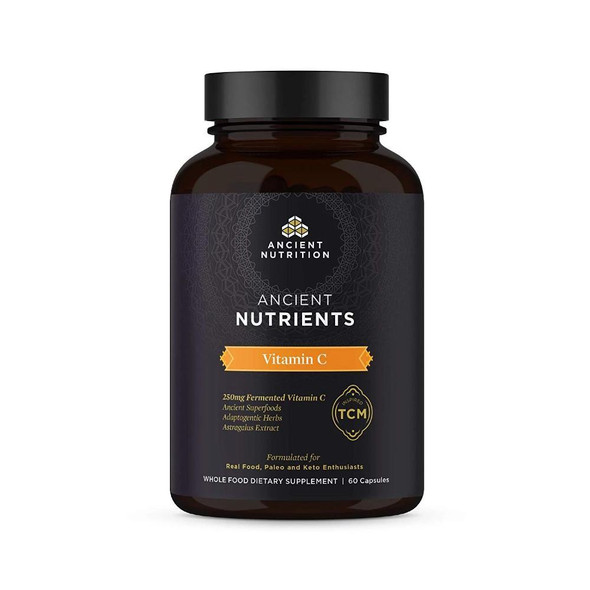 Ancient Nutrition Nutrients Vitamin C 60 Capsules