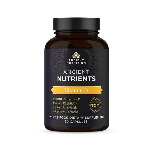 Ancient Nutrition Nutrients Vitamin D 60 Capsules
