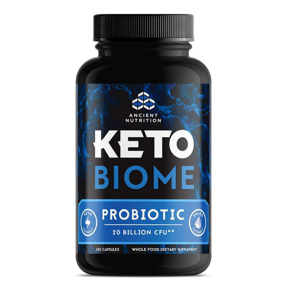 Ancient Nutrition Keto Biome 180 Capsules