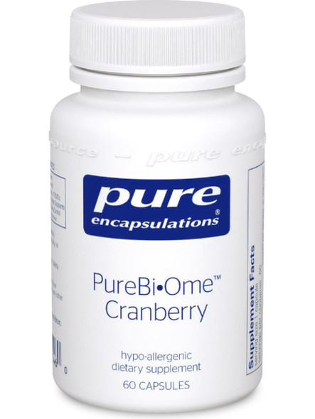 Pure Encapsulations, PureBiOme Cranberry, 60 caps