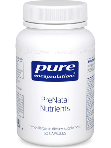 Pure Encapsulations, PreNatal Nutrients, 60 caps