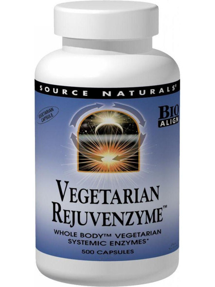 Source Naturals, RejuvenZyme Whole Body Enzymes Vegetarian Bio Aligned, 60 ct