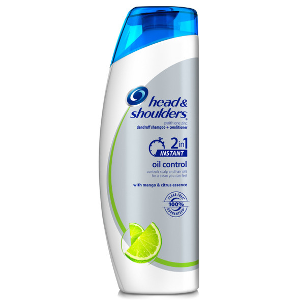 Head and Shoulders Instant Oil Control 2-in-1 Dandruff Shampoo Plus Condition