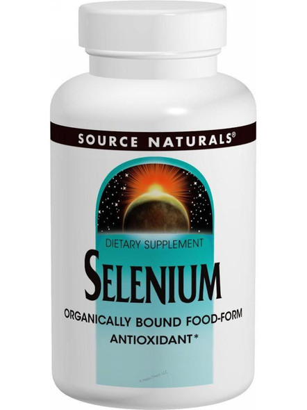 Source Naturals, Selenium 100mcg, 100 ct