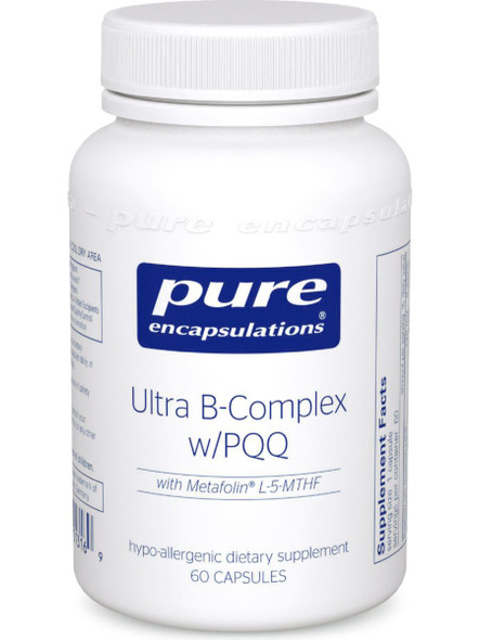 Pure Encapsulations, Ultra B Complex W/ Pqq, 60 Vegcap