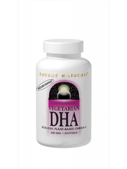 Source Naturals, Vegetarian DHA, 200mg, 30 softgels