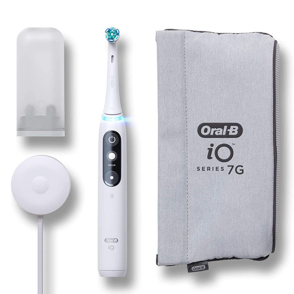 Oral-B iO Series 9 Electric Toothbrush With 4 Brush Heads, White