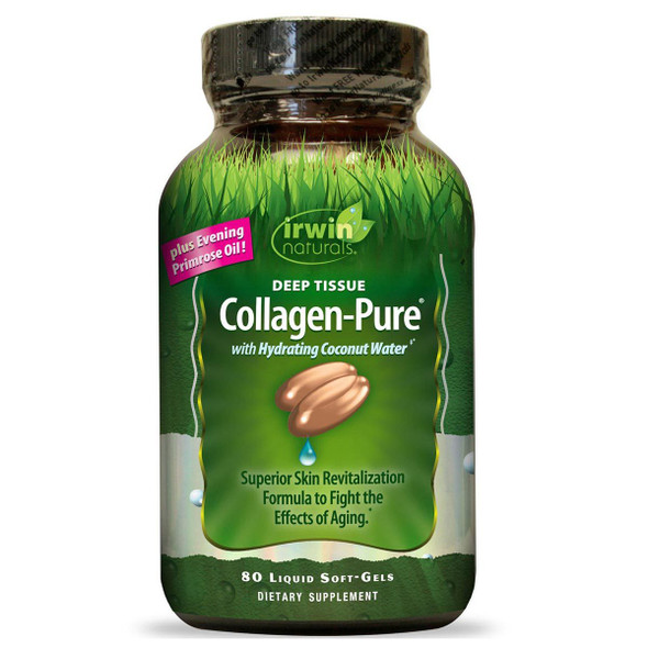 Irwin Naturals Collagen-Pure 80 Gels (Hydrolyzed Collagen)