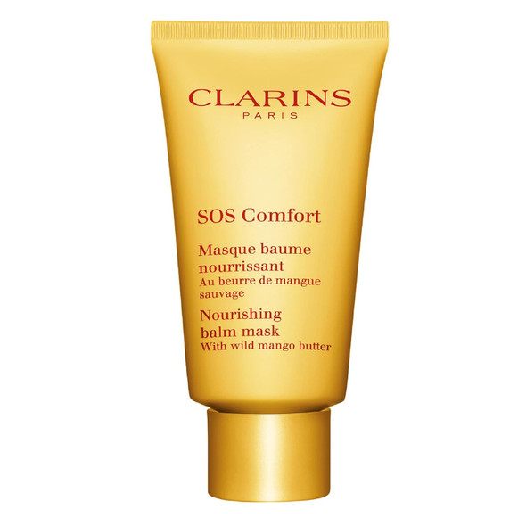 Clarins Sos Comfort Nourishing Balm Mask | Improved Comfort Softer And Intensely Nourished Skin 10 Minutes After Application* | 10-Minute Face Mask | Restores Radiance | Dry Skin Type | 2.3 Ounces