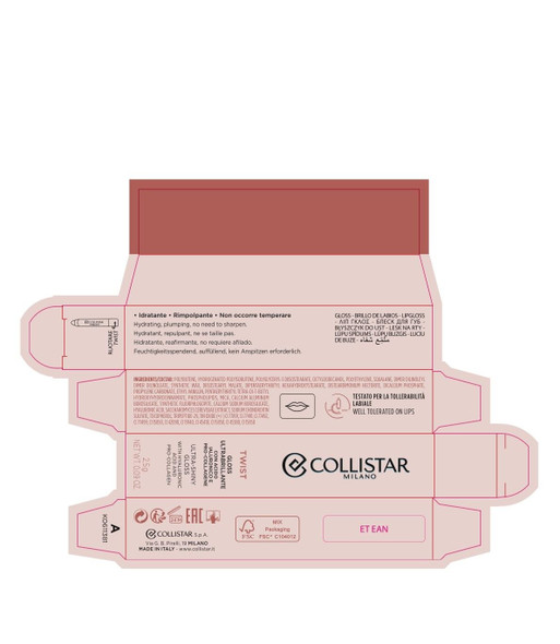 Collistar Twist Ultra Shiny Gloss 201 Transp.Pearl