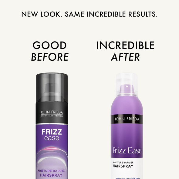 John Frieda Anti Frizz Frizz Ease Firm Hold Hairspray Anti-Humidity Spray For Hair For 24-Hour Hold 12 Oz