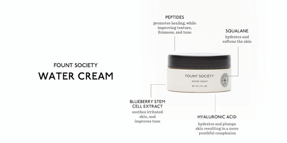 Fount Society Water Cream Moisturizer 2 FL OZ