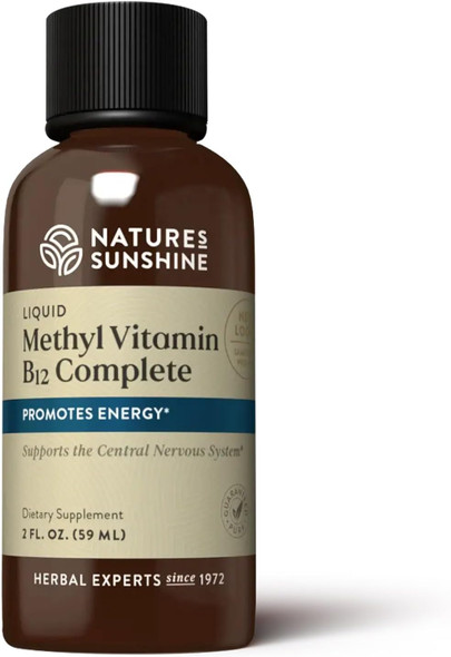 Nature'S Sunshine Methyl B-12 Complete Liquid 2 fl. oz. | Promotes Energy Contributes to Nervous System Function Supports the Immune System and Provides 1000 mcg Vitamin B12 per Serving Nature'S Sunshine Methyl B-12 Complete Liquid 2 fl. oz. | Promotes Energy Contributes to Nervous System Function Supports the Immune System and Provides 1000 mcg Vitamin B12 per Serving