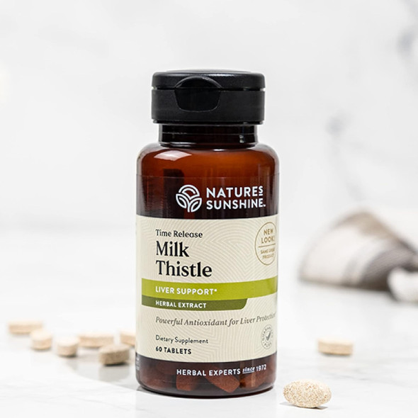 Nature'S Sunshine Milk Thistle 60 Time-Release Tablets | Supports The Digestive System Protects The Liver and Acts as a Powerful Antioxidant Nature'S Sunshine Milk Thistle 60 Time-Release Tablets | Supports The Digestive System Protects The Liver and Acts as a Powerful Antioxidant
