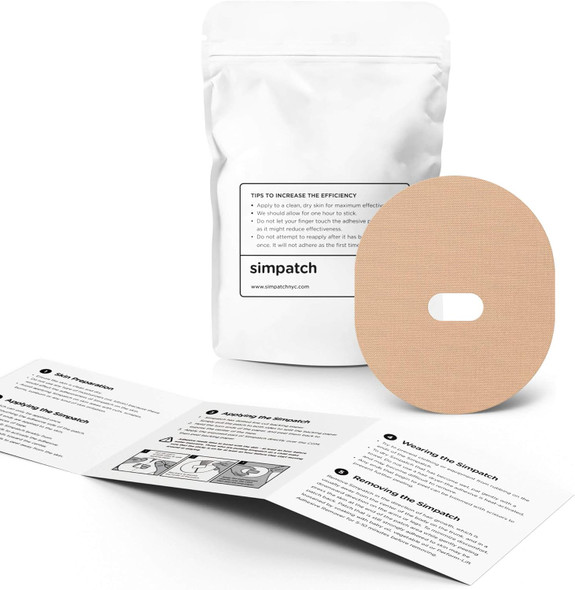 Simpatch – Guardian Enlite Adhesive Patch (25-Pack) (Tan)
