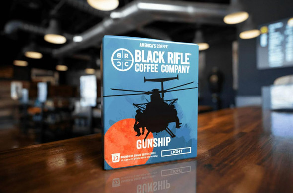 Black Rifle Coffee Company Gunship K-Cup Pods Light Roast 22 Ct