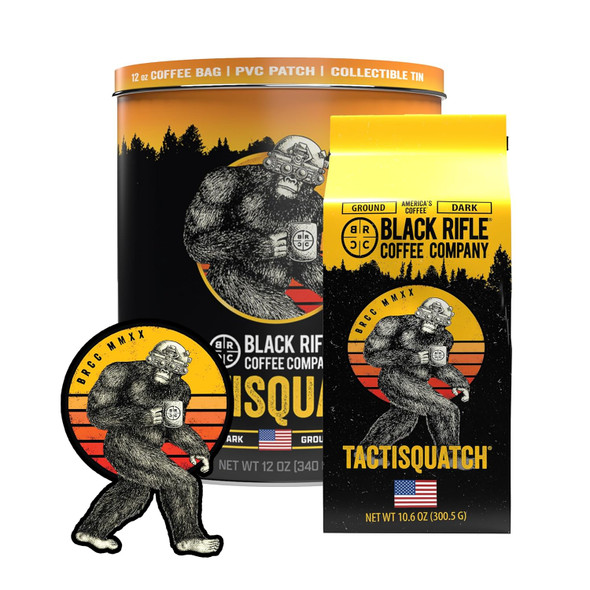 Black Rifle Coffee Company Ground (Tactisquatch (Dark Roast) 12 Ounce)