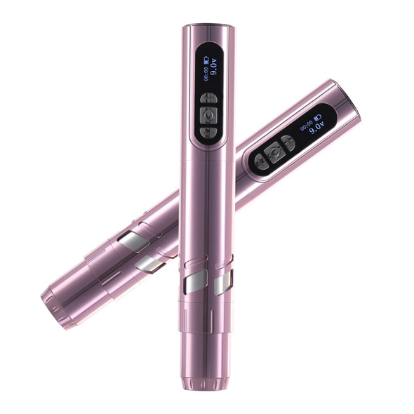 Tattoo Pen Machine Rotary Tattoo Gun Lightweight Digital Display Slim Frame With Two Replacement Batteries For Women Artist Tattoo Pen Machine Rotary Tattoo Gun Lightweight Digital Display Slim Frame With Two Replacement Batteries For Women Artist