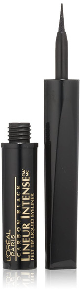L'Oreal Paris Lineur Intense Felt Tip Liquid Eyeliner, Carbon Black, 0.05 fl; oz.