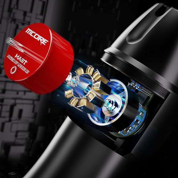 Mast Tour Pro Plus Tattoo Rotary Machine Cartridges Gun 4.0Mm Stroke Pen Power By Brushless Mcore Motor For Professional Tattoo (Tour Pro Plus)