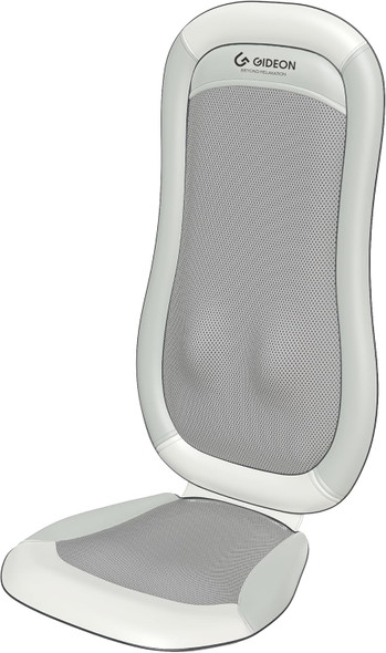 Gideon Shiatsu Back Shoulder And Neck Massager- Deep Tissue Kneading Therapeutic Chair Pad With Heat
