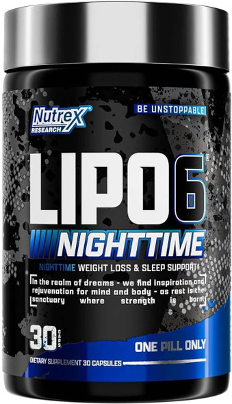 Nutrex Lipo 6 Nighttime Fat Burner  Melatonin Sleep Aid & Weight Loss Diet Pills For Men And Women  Night Time Metabolism Booster Appetite Suppressant  30 Servings (1) Nutrex Lipo 6 Nighttime Fat Burner  Melatonin Sleep Aid & Weight Loss Diet Pills For Men And Women  Night Time Metabolism Booster Appetite Suppressant  30 Servings (1)