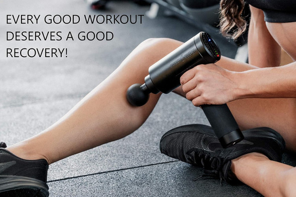 Sports Research Sweet Sweat Therapy Massage Gun  Deep Tissue Body Massage Gun - Cordless & Rechargeable