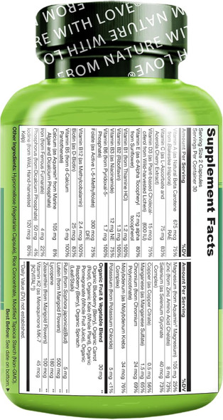 Naturelo Whole Food Multivitamin For Teens - Vitamins And Minerals For Teenage Boys And Girls - Supplement For Active Kids - With Organic Whole Foods - Non-Gmo - Vegan & Vegetarian - 60 Capsules Naturelo Whole Food Multivitamin For Teens - Vitamins And Minerals For Teenage Boys And Girls - Supplement For Active Kids - With Organic Whole Foods - Non-Gmo - Vegan & Vegetarian - 60 Capsules