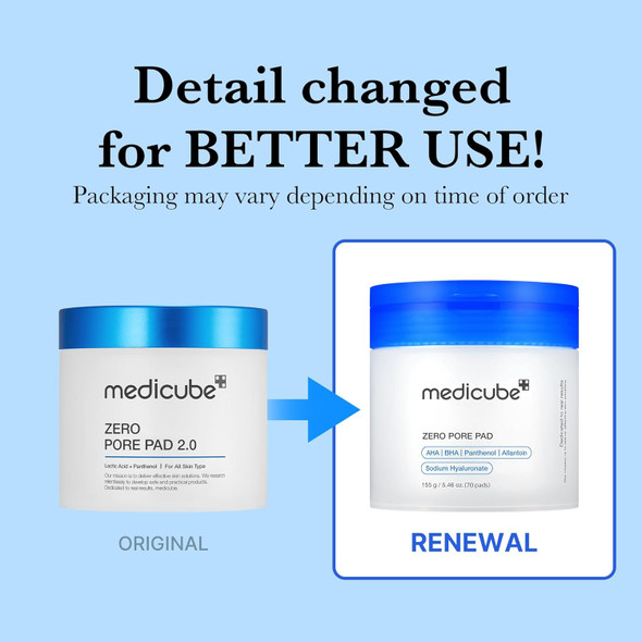 Medicube Affordable Value Trio For Pore & Texture Care: Zero Pore Pads 2.0 And Zero Exosome Shot 7,500 Ppm Spicule Facial Serum And Collagen Jelly Cream (110Ml)