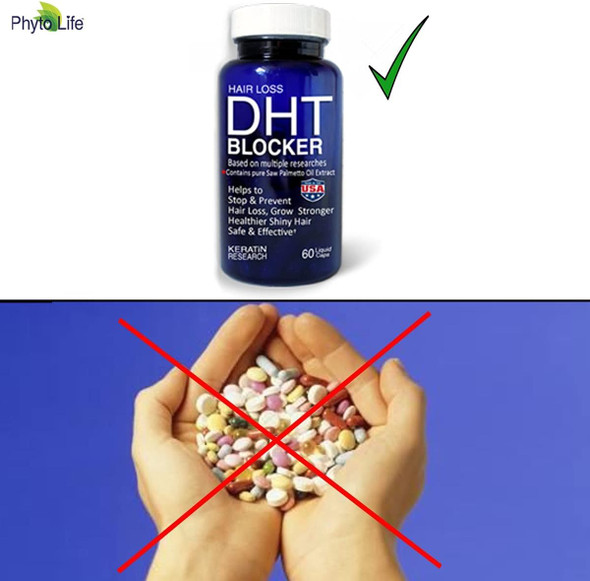 The Original Pure Natural X2 Action Biotin Dht Blocker Beta Sitosterol Fl Sourced Natural Wild Saw Palmetto Oil Prevents And Stops Hair Loss Strengthen Roots Promotes Urinary Flow Support Prostate