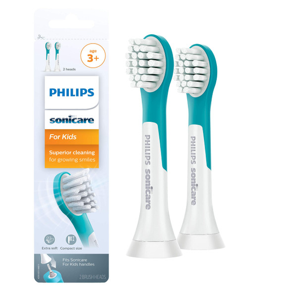Philips Sonicare for Kids Replacement Toothbrush Heads, HX6032/94