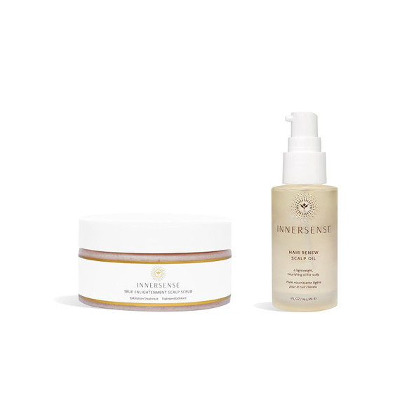 Innersense Organic Beauty - True Enlightenment Scalp Scrub + Hair ReScalp Oil Natural Hair Bundle  Non-Toxic, Cruelty-Haircare Innersense Organic Beauty - True Enlightenment Scalp Scrub + Hair ReScalp Oil Natural Hair Bundle  Non-Toxic, Cruelty-Haircare