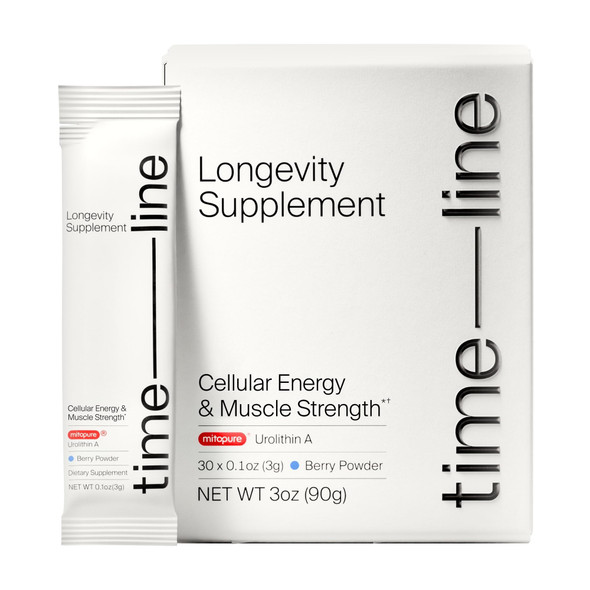 Timeline Mitopure Urolithin A  First Clinically Proven Supplement For Healthy Aging And Cellular Renewal  Mitoceutical For Muscle Strength Endurance And Longevity  30 Sachets